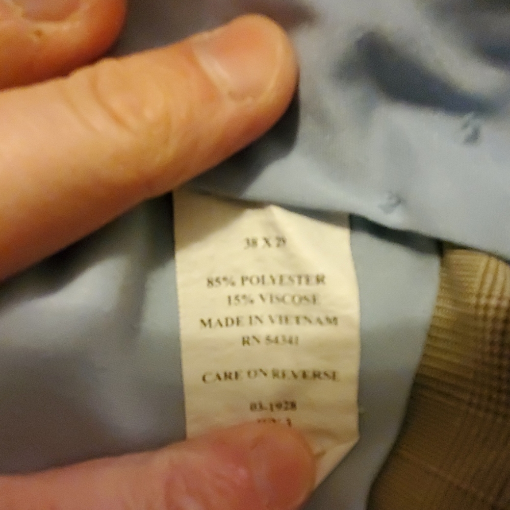 Louis Raphael Rosso Mens Slacks - Picture 3 of 3